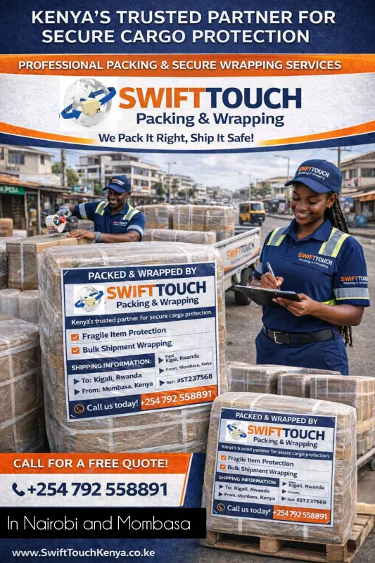 Professional export packing in Nairobi